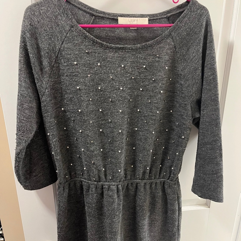LOFT holiday sweater dress